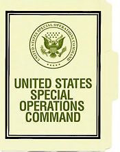 US Special Operations Command File Folder 5-Pack Item #Z62