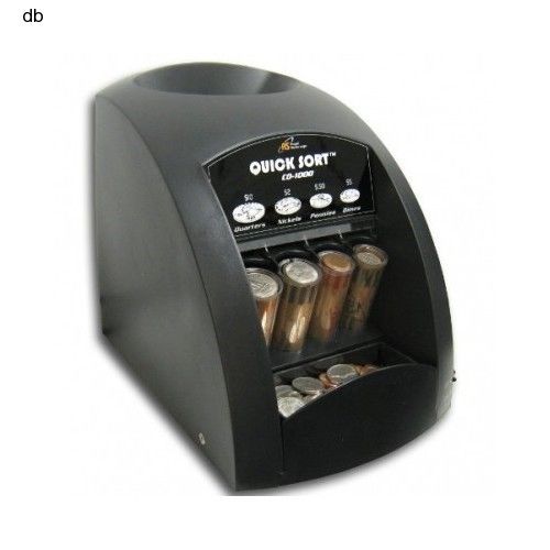 Coin Sorter, Fast, Coin Counter, Money Machine, Change Wrapper, Coin Counter