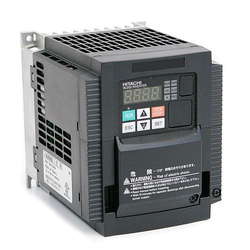 Hitachi wj200-040hf,variable frequency drive, 5 hp, 460 vac, three phase input for sale