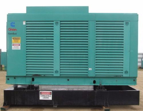 450kw cummins / onan diesel generator / genset - 299 hours - load bank tested for sale