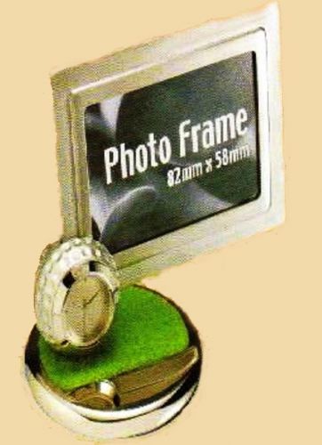 Golf Picture Frame with Clock