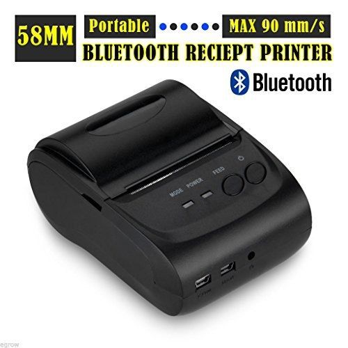 2 Inches 58mm Mini Android Bluetooth Port Thermal Receipt Printer Thermal