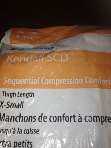 Kendall SCD Sequential compression comfort sleeves 74010  thigh length  x small
