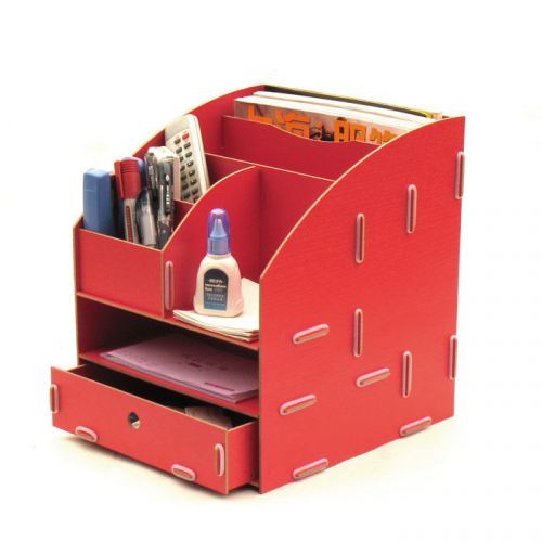 NEW Red Versatile Filing Cabinet Two-stage single-stage magazine rack drawer Exp