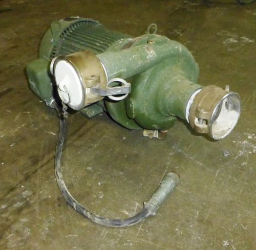 7.5 hp ampco centrifugal water pump 2 1/2 x 2 emerson 416v 415v marine motor for sale