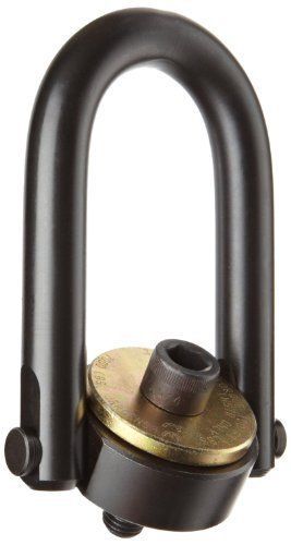 Jergens 23405 Black Oxide Alloy Steel Standard U-Bar Hoist Ring  Thread Size 5/1