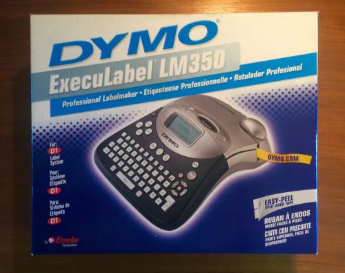 New DYMO ExecuLabel LM350 Labelmaker Label Maker D1 Easy Peel
