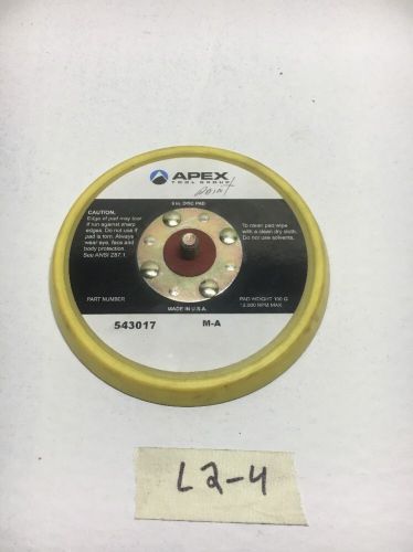 Apex Tool Group 5&#034; Disc Pad 543017 3/8&#034; Warranty! Fast Shipping!