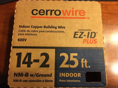 25 Feet Cerrowire 14-2 NM-B W/Ground Indoor Copper Building Wire