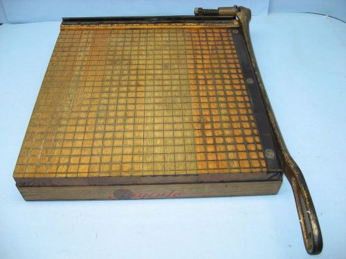 Vintage Ingento No. 4 12&#034; x 12&#034; Paper Cutter by Ideal School Supply Co. Chicago