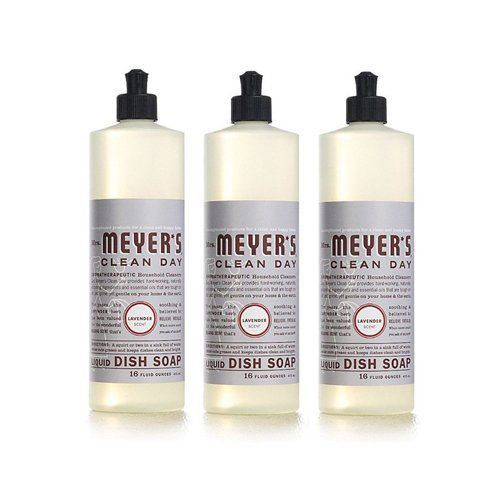 Mrs. Meyer&#039;s Liquid Dish Soap - Lavender - Case of 6 - 16 oz