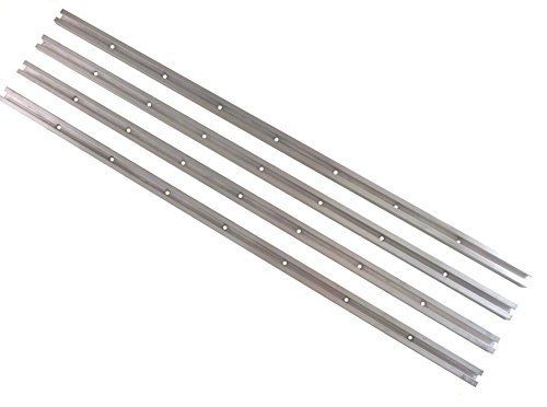Taylor Toolworks Lot of 4 Each 36&#034; Aluminum T Track 3/4&#034; by 3/8&#034; Slot Accepts