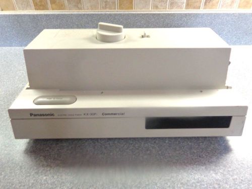 Panasonic Electric 3 Hole Punch KX-30P1 Commercial With Tray Used