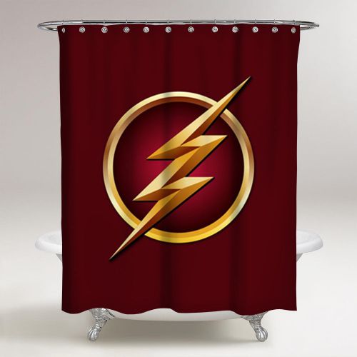 The Flash DC Comics Superhero Stylish Bathroom Polyester Shower Curtain