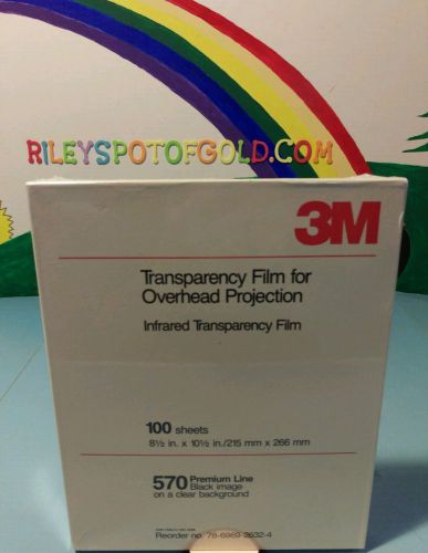 3M Transparency Film for Overhead Projection Infrared Transparency 100 sheets