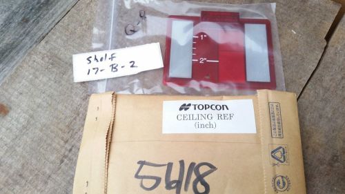Topcon Red Magnetic Ceiling Target 2&#034; Marks