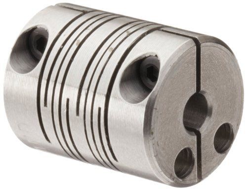 Ruland MWC25-8-8-SS Clamping Beam Coupling, Stainless Steel, Metric, 8mm Bore A
