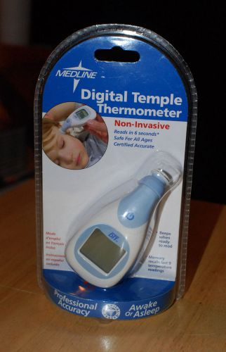 New Sealed Medline Digital Temple Thermometer Item #MDS9698 Safe For All Ages