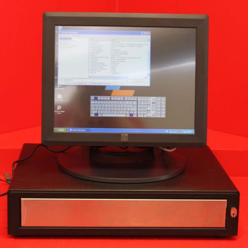 Tyco Electronics Elo 15&#034; Touch Screen Monitor With Cash Drawer