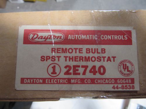 Dayton 2E740 Remote Bulb SPST Thermostst NEW!!! in Box Free Shipping