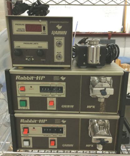 Rainin Rabbit - HP Solvent Delivery System w/ 2 Pumps, Mixer &amp; Pressure Monitor