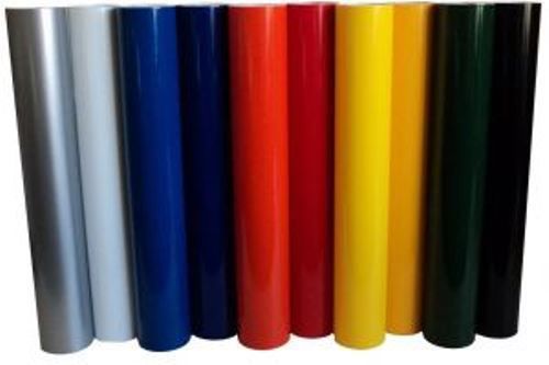 Vinyl rolls film material self adhesive backed sign colors package 10 24” 10yd for sale