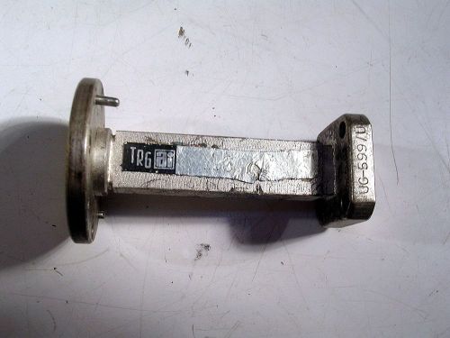 TRG Waveguide ADAPTOR SECTION WR28 RD TO  SQ FLANGE USED