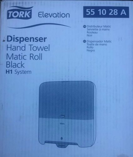 Tork Elevation Dispenser Hand Towel Matic Roll H1 System - Black - New