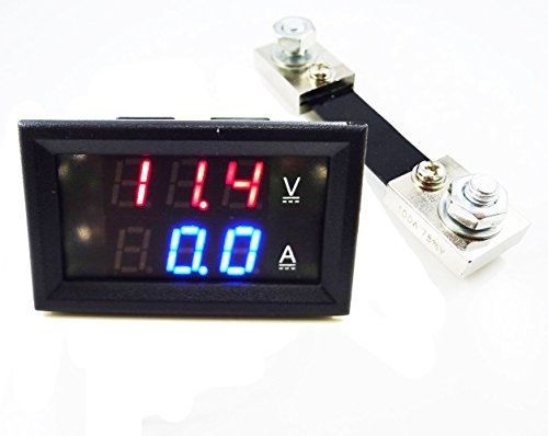GERI? Volt Amp Voltmeter Ammeter 2in1 LED Digital Voltage Current Measurement