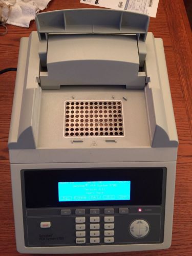 Applied biosystems geneamp 9700 pcr system 96-well thermal cycler warranty! for sale