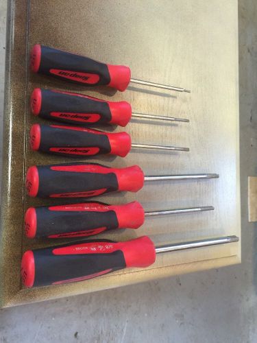 Snap on Clutch Head Screwdriver Set Of 6