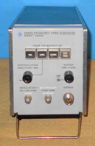 Hewlett Packard HP 8406A Frequency Comb Generator 1MHz to 100MHz