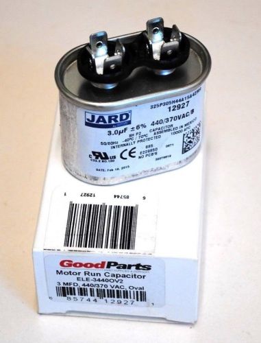 Goodman run capacitor – 3 mfd  440v oval capacitor ele-3440ov2 for sale