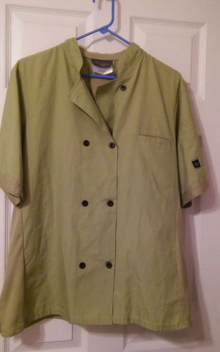 Cook Cool Chef Jacket Large Light Green