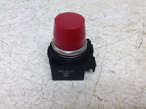 Honeywell Micro Switch PTL2151 Red Indicator Lamp Button