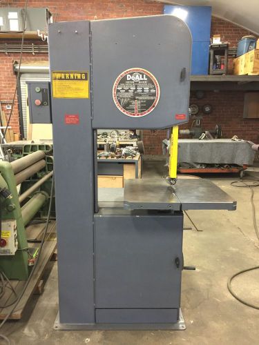 Doall 2013 vertical bandsaw clean saw for sale