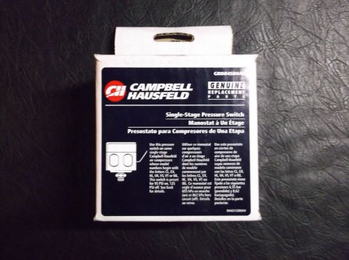 Campbell Hausfeld GR004500AJ Single-Stage 4-Port A/C Pressure Switch - New!!