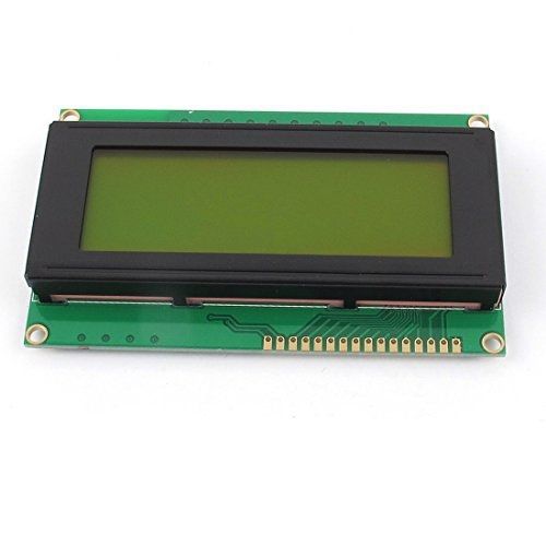 uxcell LCD Display Module HD44780 Controller Yellow Backlight 2004 204 20x4