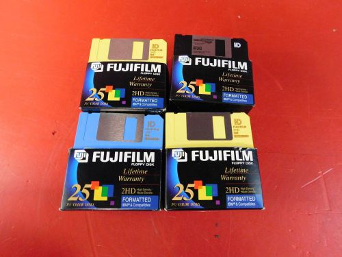 100 USED FLOPPY DISK MOST ARE FUJI FILM UNCHECKED    (#3367)