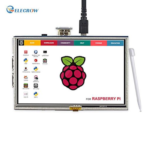 Elecrow HDMI Display Monitor 5 Inch HD 800x480 TFT LCD Display for Raspberry ...