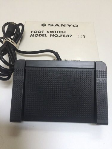 Sanyo FS87 / FS-87 Foot Pedal Control for Transcribers
