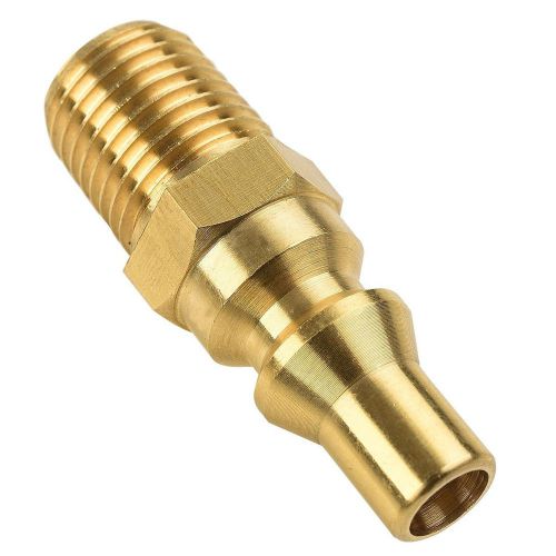Propane Adapter Quick Connect Fitting Gas Male Excess 1/4&#034; NPT Full Flow Male...