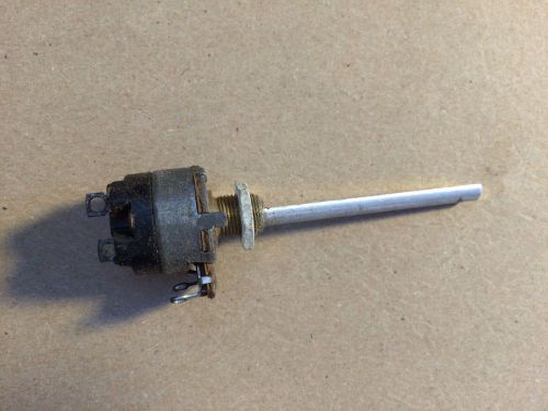 Nos clarostat 500k ohm potentiometer audio taper long shaft on/off switch 2 avai for sale