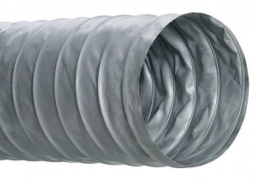 Hi-tech duravent s-ld series metalized film air/hvac duct hose silver 6&#034; id 2... for sale