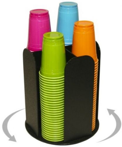 4 columns for cup dispensing and lid holder that spins. holds upto 4 1/4 coffee for sale