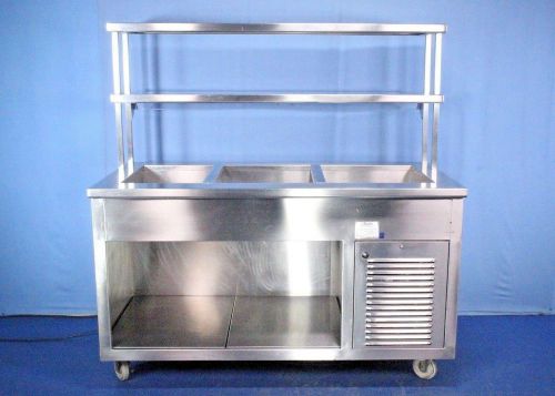 Aladdin refrigerated cold food counter serving station salad bar with warranty for sale