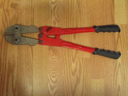 Crimper Heavy Duty 20&#034; 4 sizes 1/16 3/16 1/8 and 3/32 Multi Groove