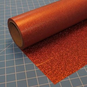 Copper Glitterflex Ultra 19.5&#034; by 3 Feet Heat Transfer Vinyl
