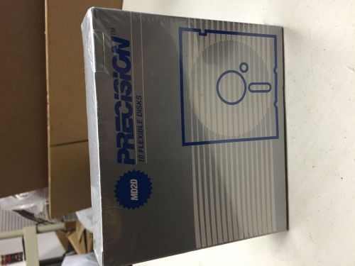 10 Precision Xidex 5.25” MD2D Floppy Disks 10ct Sealed Box UNFORMATTED