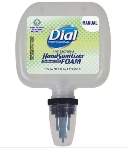3- 1.2l dial professional antibacterial foam hand sanitizer manual refills 05085 for sale